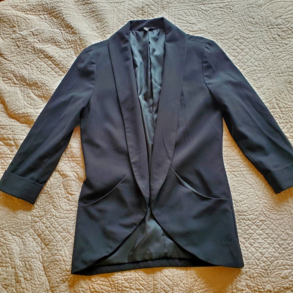 Banana Republic 3/4 sleeve open front blazer